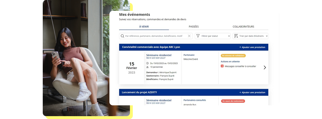 Gestion des invitations