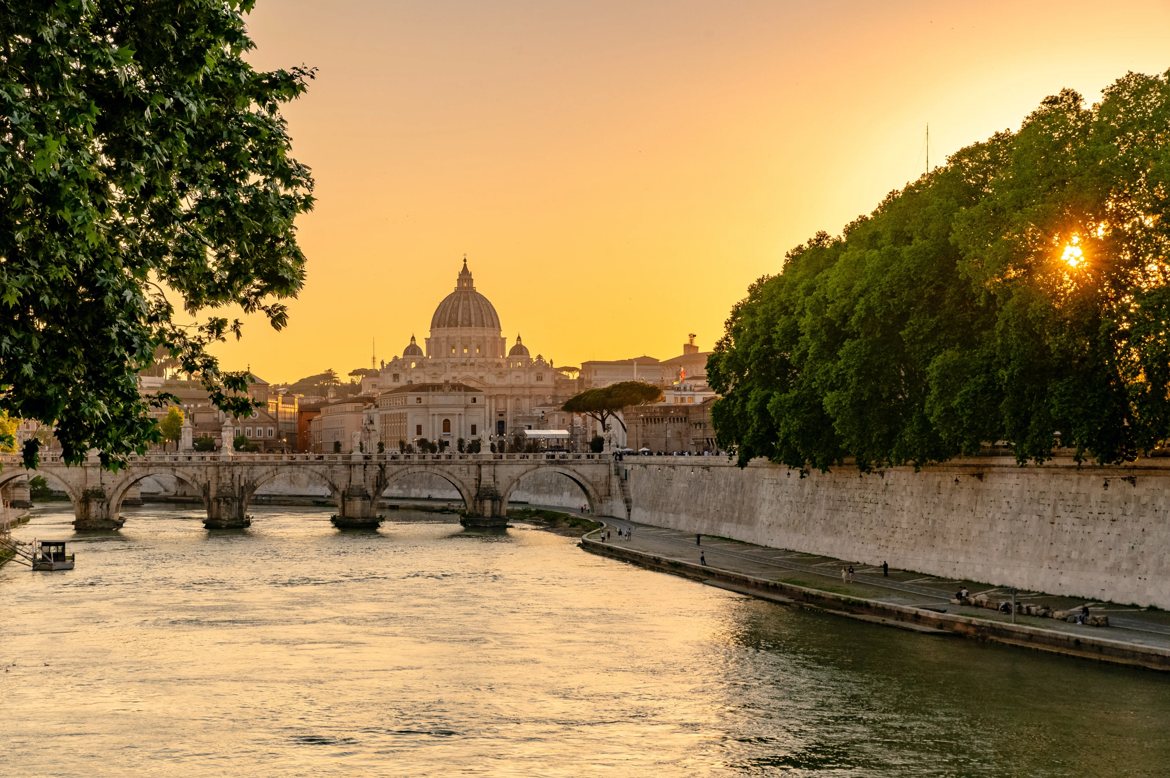 Luxury event hall with blue-themed lighting